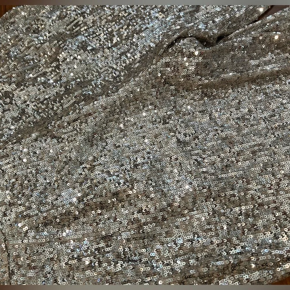 Express Sequin cropped Pants size S - Picture 10 of 10